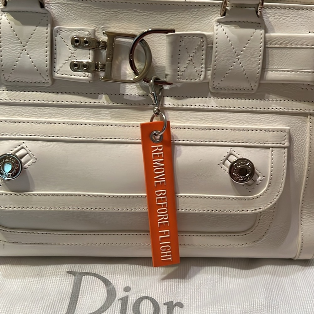 FLASH SALE🔥🔥EXCELLENT CONDITION💕BEAUTIFUL💗 VINTAGE CHRISTIAN DIOR FLIGHT BAG💗💗💗 - Picture 10 of 16
